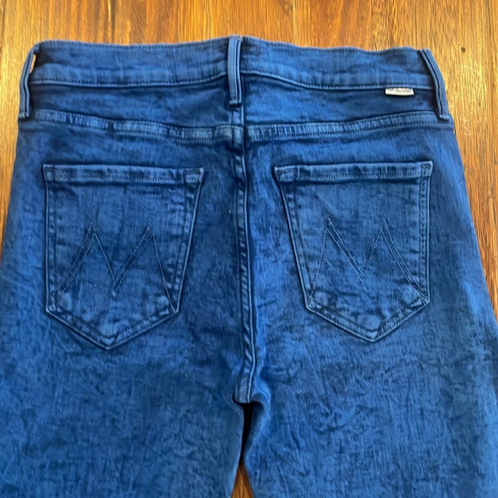 NWOT MOTHER DENIM The Rascal Ankle Fray, Love on the Rocks, Size 28 - Picture 6 of 15